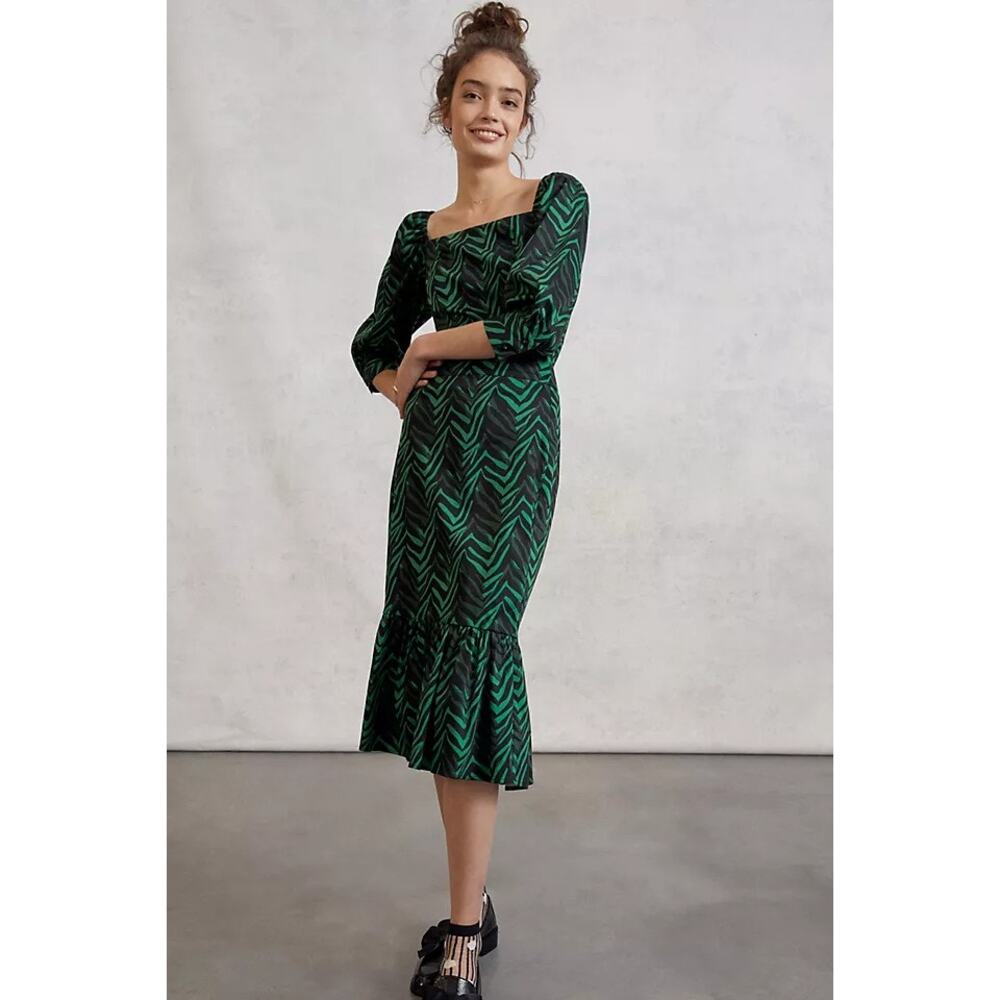 Anthropologie Corey Lynn Calter Ravenna Blouse and Bria Flounce Skirt Set XS
